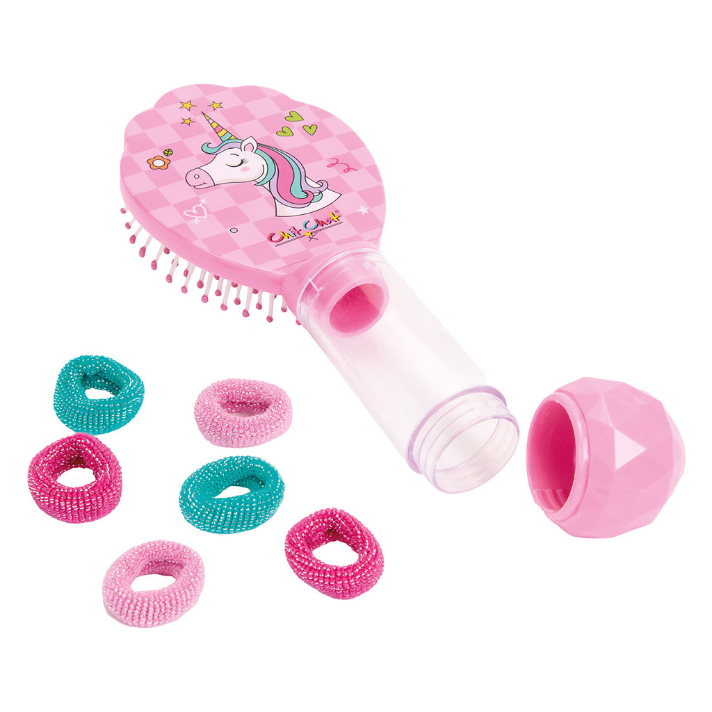 Chit Chat Glossy Locks Hairbrush & Bobbles